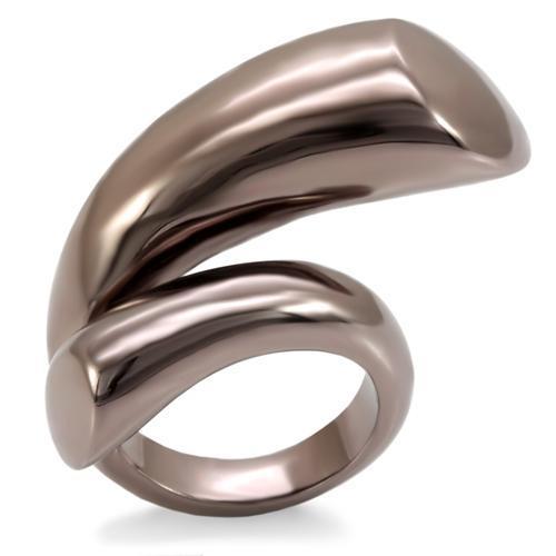 JCE1688 Chocolate Gold Brass Ring with No Stone