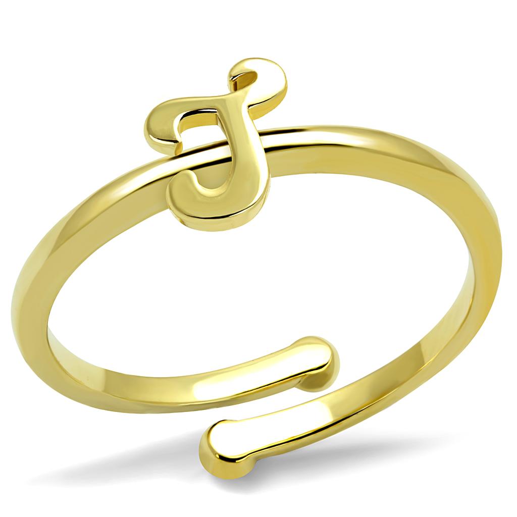 JCE4012 Flash Gold Brass Ring with No Stone