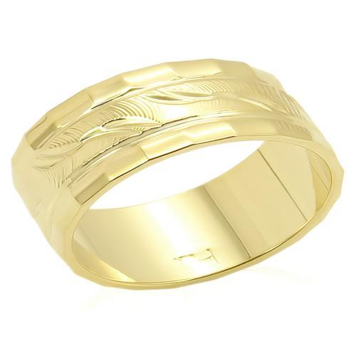 JCE983 Gold Brass Ring with No Stone
