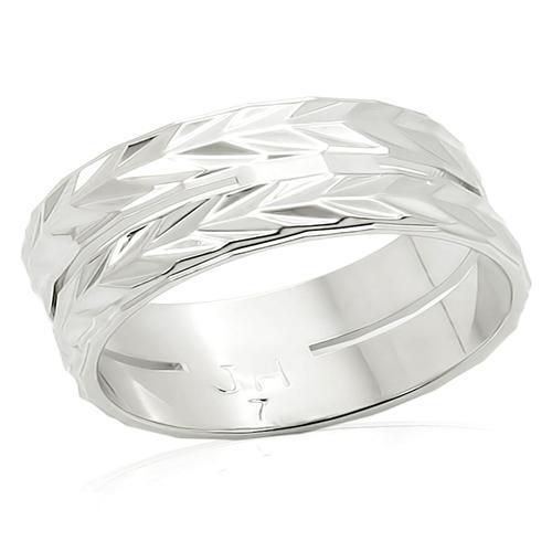 JCE984 Imitation Rhodium Brass Ring with No Stone