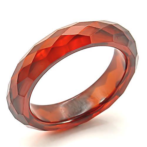 JCES070 Stone Ring with AAA Grade CZ in Garnet