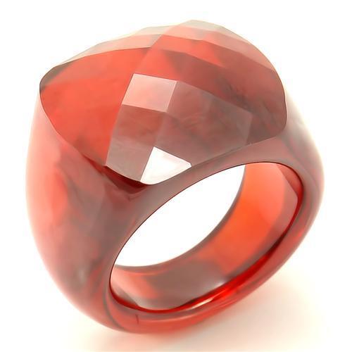JCES157 Stone Ring with AAA Grade CZ in Garnet