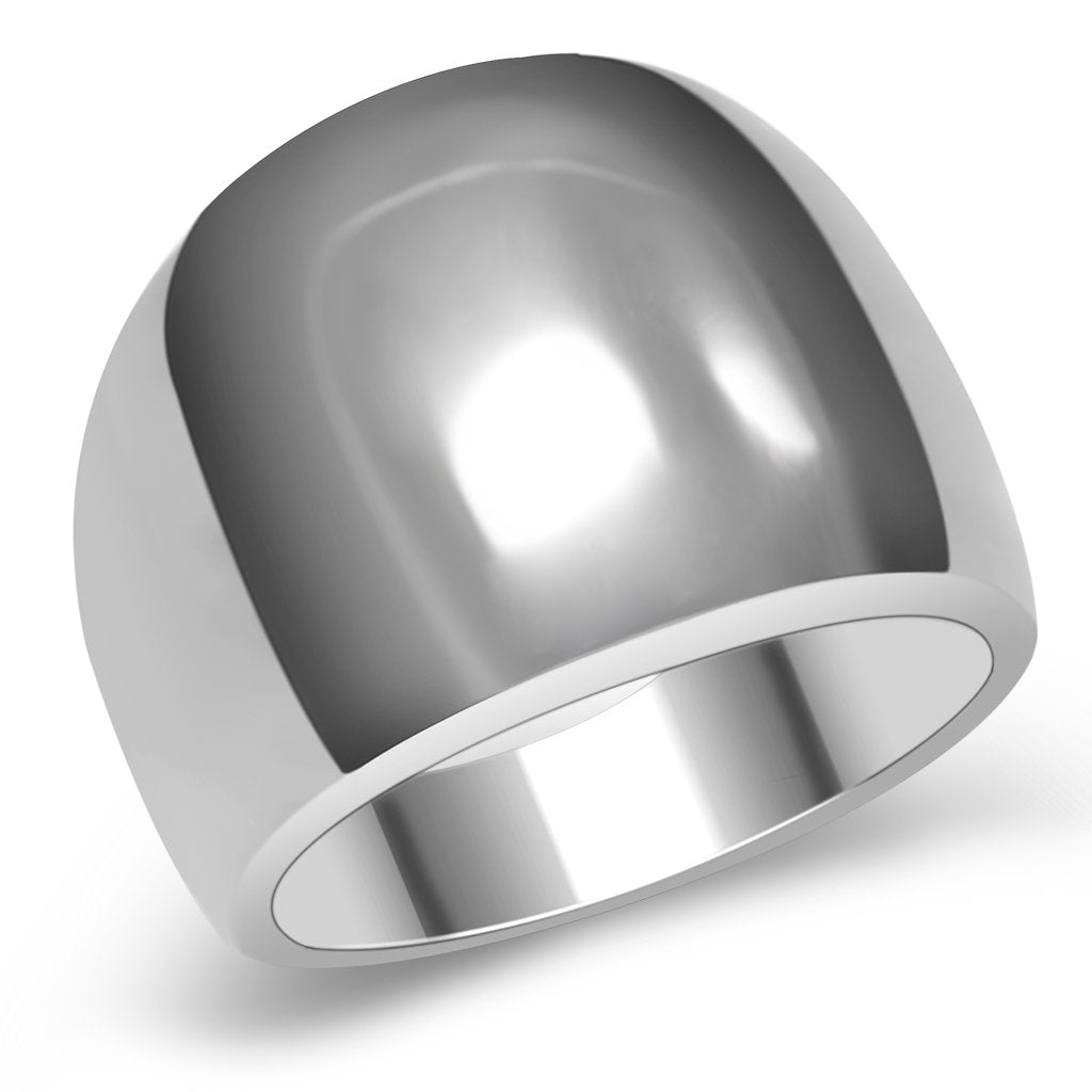 JCE034 High polished (no plating) Stainless Steel Ring with No Stone