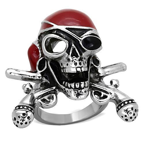 JCE1374 High polished (no plating) Stainless Steel Ring with Epoxy in Siam
