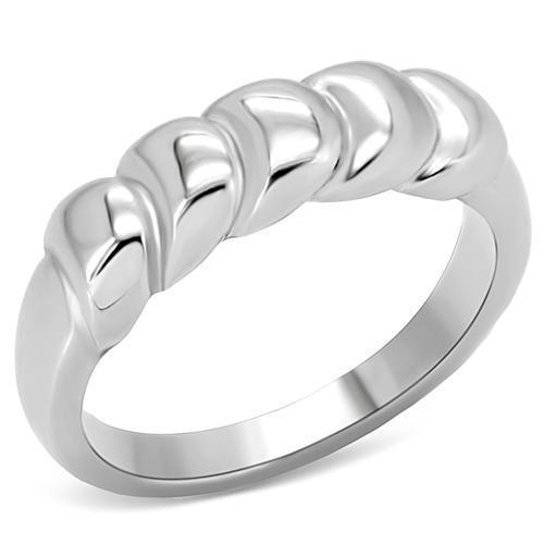 JCE159 High polished (no plating) Stainless Steel Ring with No Stone