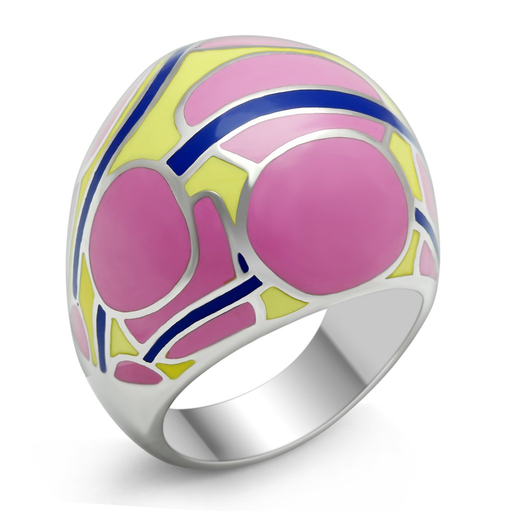 JCE250 High polished (no plating) Stainless Steel Ring with No Stone